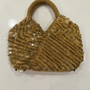 Gold Sequin Women's Bag
